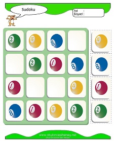 Sudoku Çocuk Bulmacaları